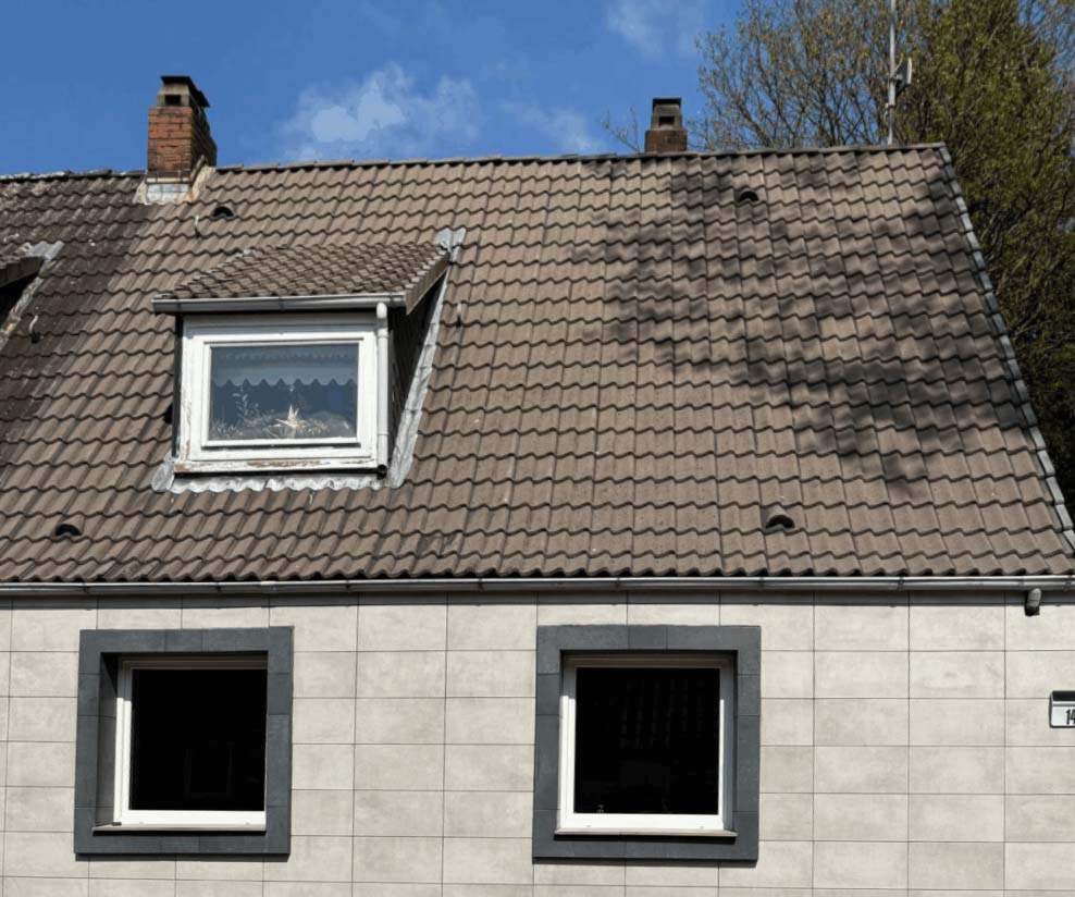 Dach vor der Beschichtung