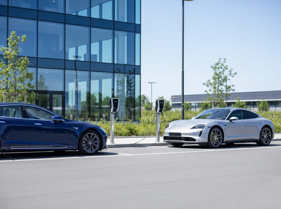 Ladeinfrastruktur für Gewerbe und Firmenflotten
